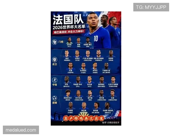 2026世界杯法国队赛程前瞻 卫冕冠军能否延续小组赛强势表现